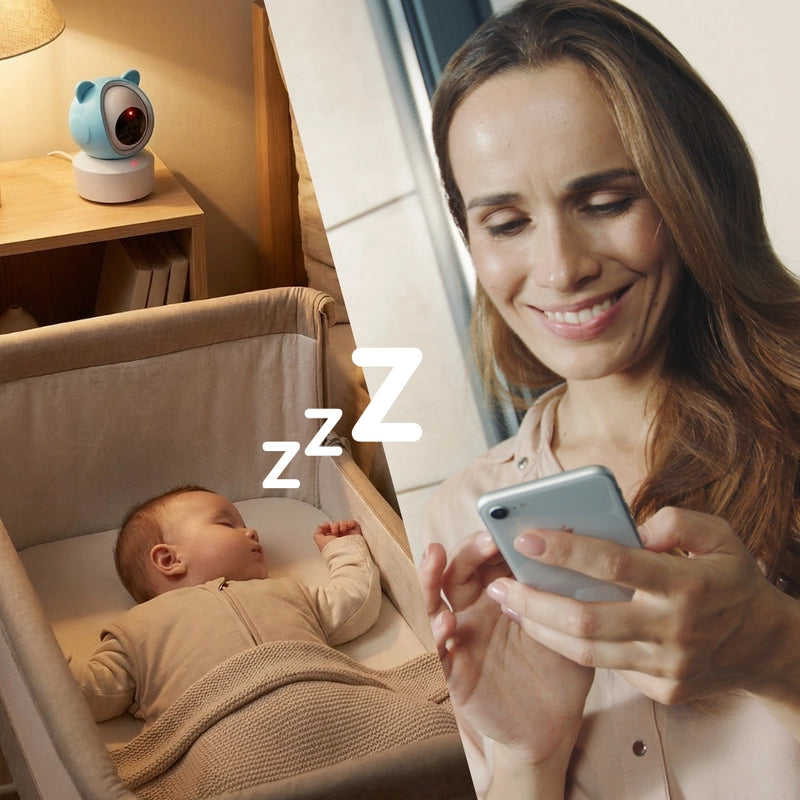 babyphone bb amour bebe dort maman surveille sur téléphone video hd 