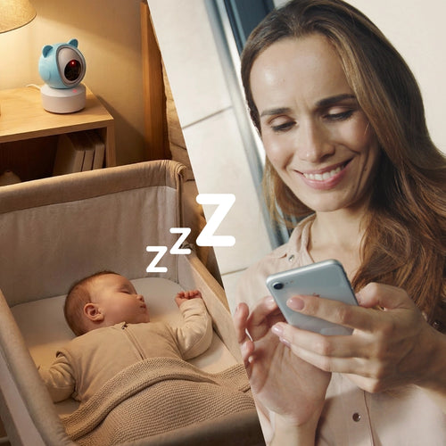 babyphone bb amour bebe dort maman surveille sur téléphone video hd 