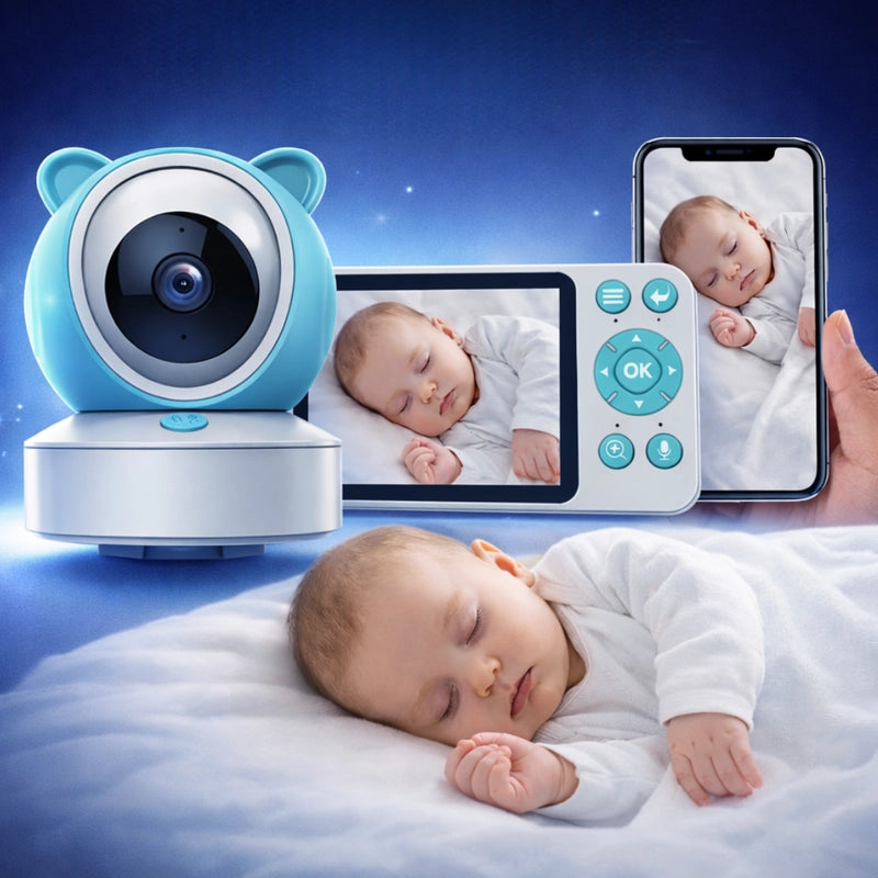 Babyphone bb amour vidéo hd nuit et jour surveillance bébé avec application