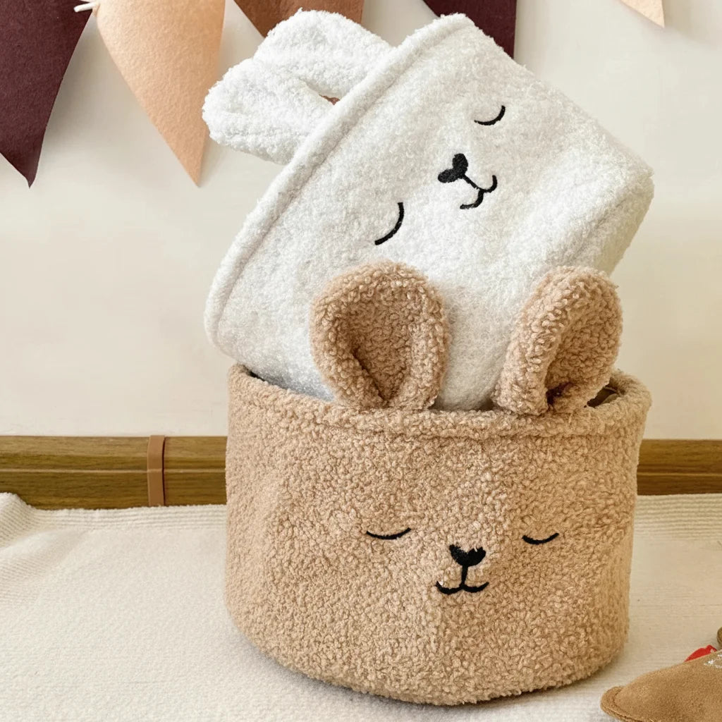 panier de rangement lapin