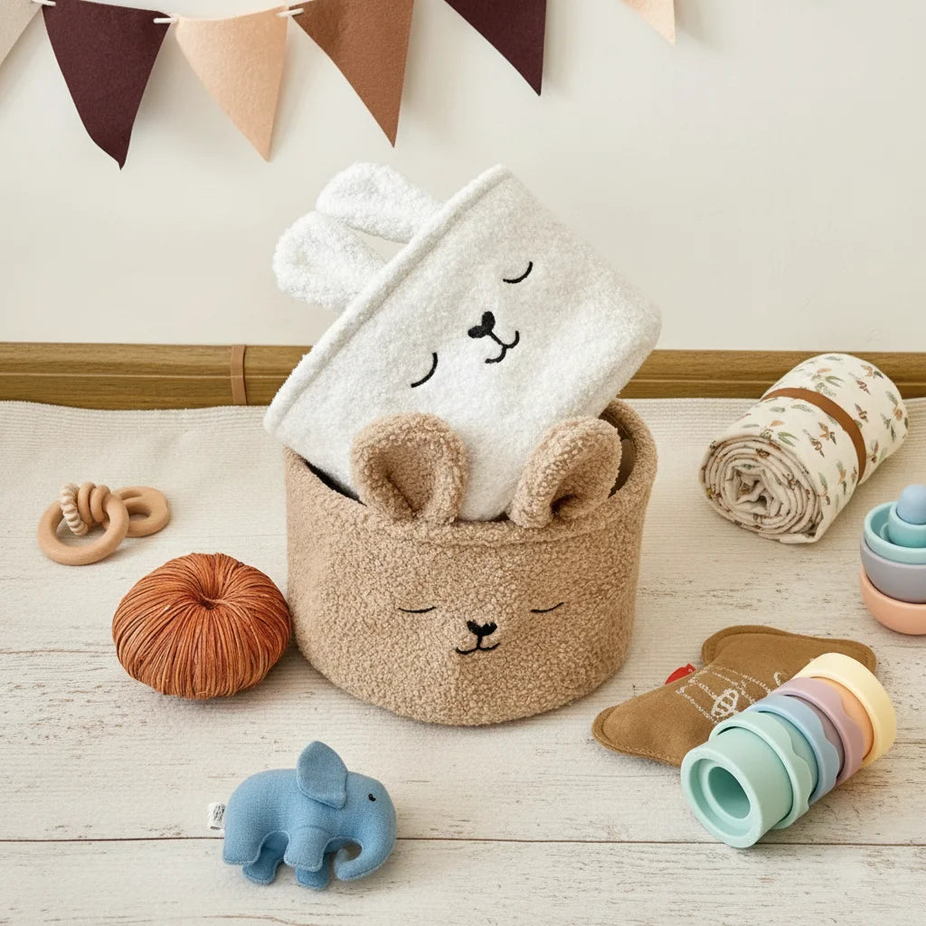 panier de rangement doux bb amour