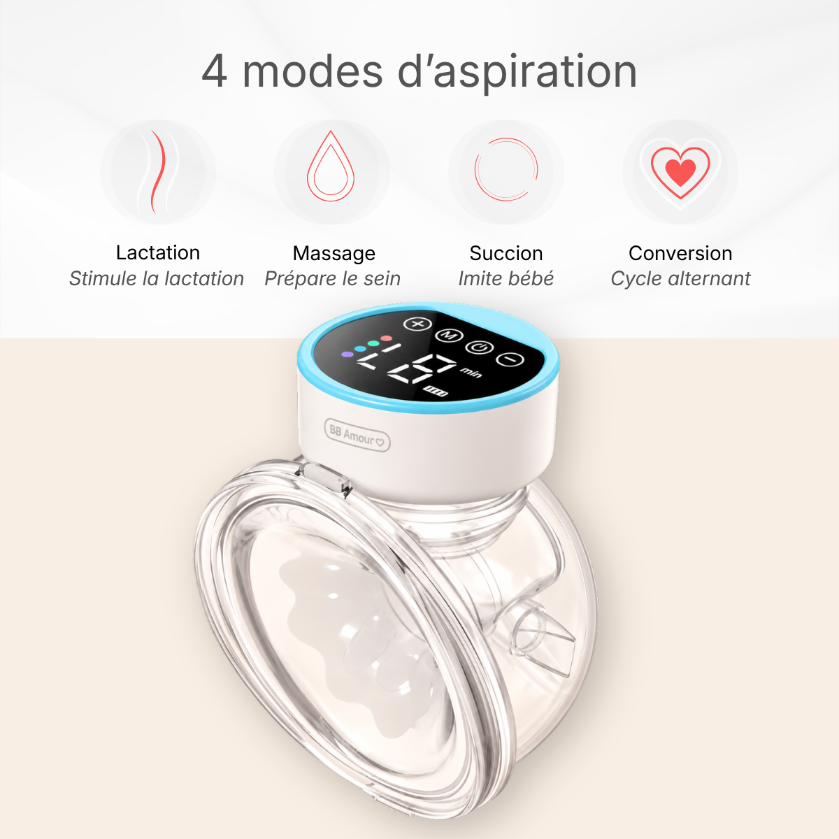 Tire lait électrique COCOON, 2 appareils