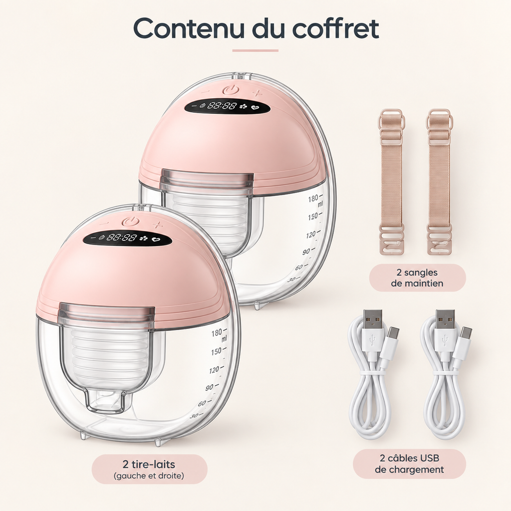 Tire Lait électrique CONFORT PLUS, 2 appareils