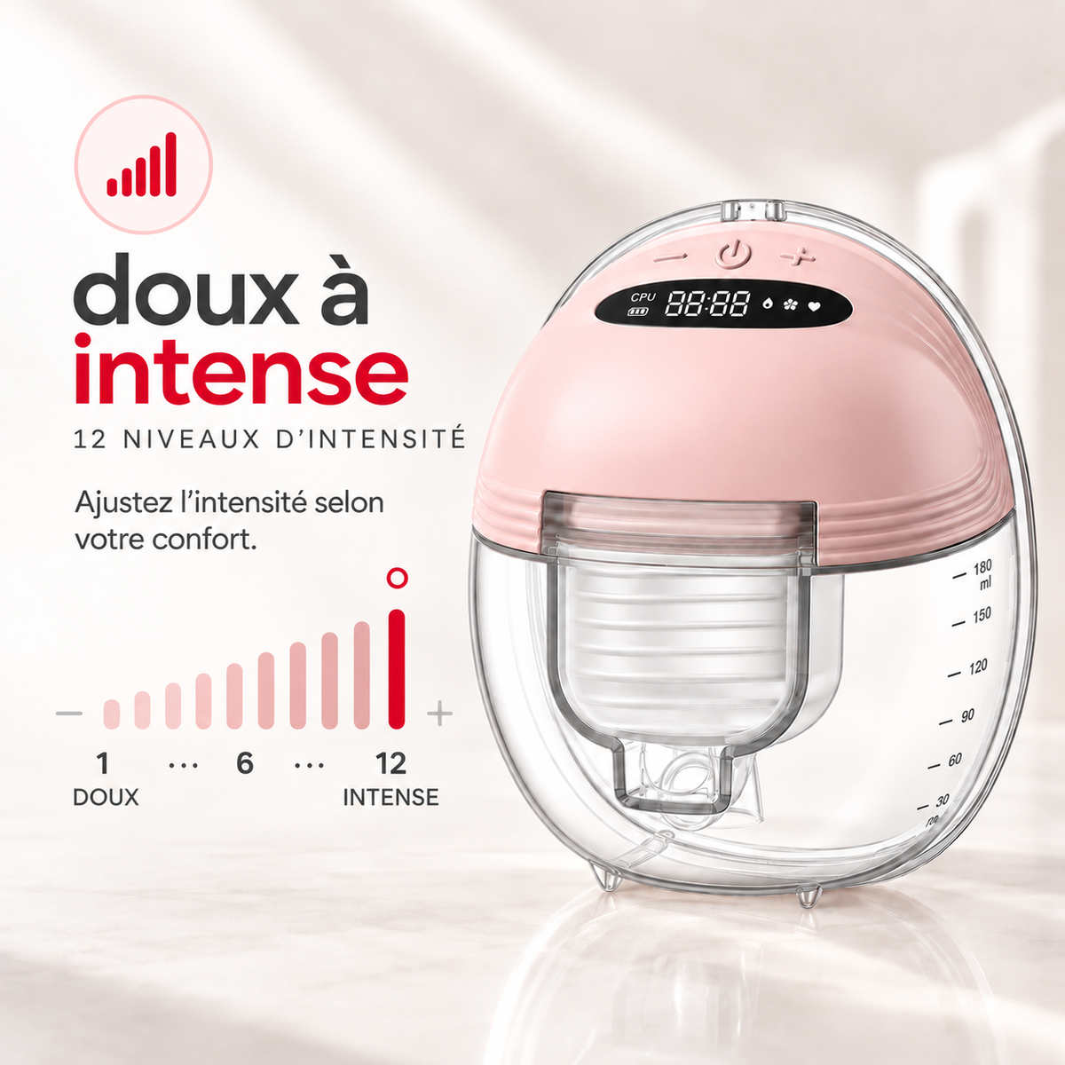 Tire Lait électrique CONFORT PLUS, 2 appareils