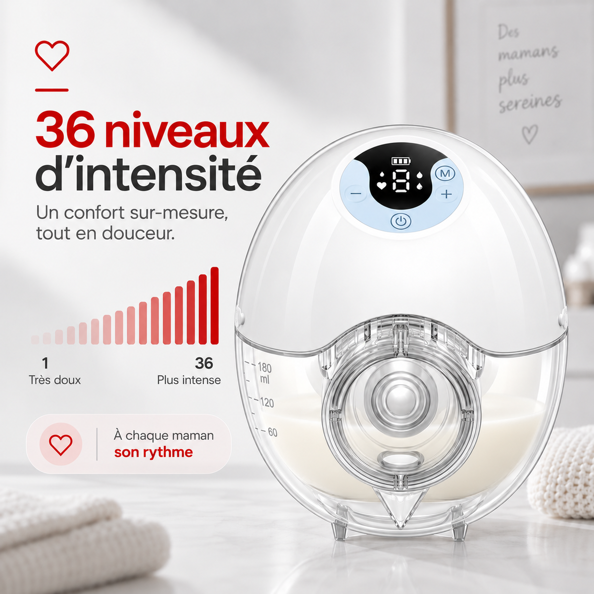 Tire lait électrique NOMADE, 2 appareils